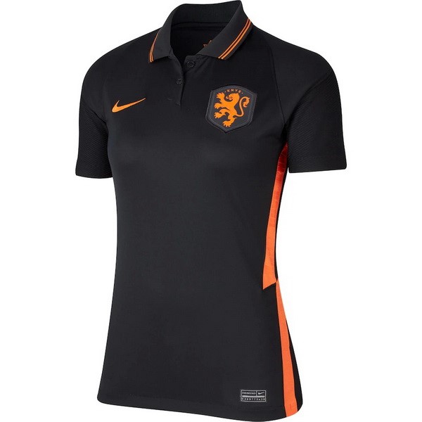 Camiseta Países Bajos 2ª Kit Mujer 2020 Negro